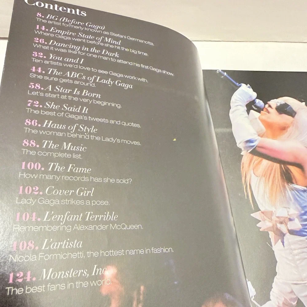 Lady Gaga Fashion Magazine 2011 Calling all Monsters Gift Special Edition Issue